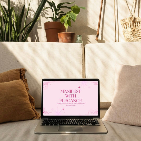 Manifest With Elegance — Vision Board & Manifestation Digital Guide (Printable PDF)